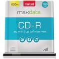thumbnail image 2 of Maxell CD Recordable Media - CD-R - 48x - 700 MB - 100 Pack Spindle 120mm - 1.33 Hour Maximum Recording Time, 2 of 3