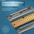 thumbnail image 3 of Harmonica East Top Diatonic Blues Deluxe Key C, 10 agujeros, 3 of 7