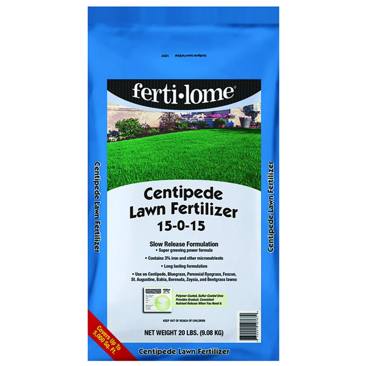 FertiLome Slow Release Nitrogen 15015 Lawn Fertilizer 5000 sq. ft. For Augustine, Zoysia, Zoy
