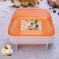 thumbnail image 4 of Hamster Bathtub, Plastic Bathroom Container for Small Pets Animal Chinchilla Golden Bears Black Bear Hamsters Gerbil Mouse, 4 of 8