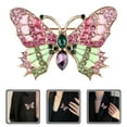 thumbnail image 3 of Frcolor Butterfly Pin Personalized Clothes Pin Metal Brooch Rhinestone Lapel Pin for Suit Hat, 3 of 8