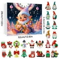 thumbnail image 3 of Countdown To Christmas Advent Calendar Blind Countdown To 24 Days Christmas Christmas Tree Flat Ornament, 3 of 9