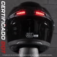 thumbnail image 2 of Casco Modular para Moto Onof  MH516 Luz LED Trasera Doble Visor Certificación Dot Mentón ABATIBLE Negro Mate -EG, 2 of 8
