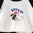 thumbnail image 4 of TOWED22 Infant Toddler Clothes Set Long Sleeve Graphic Round Neck Soft T-Shirt Jogger Pants Fall Winter Warm Outfits 2Pcs(Black,6-12 M), 4 of 6