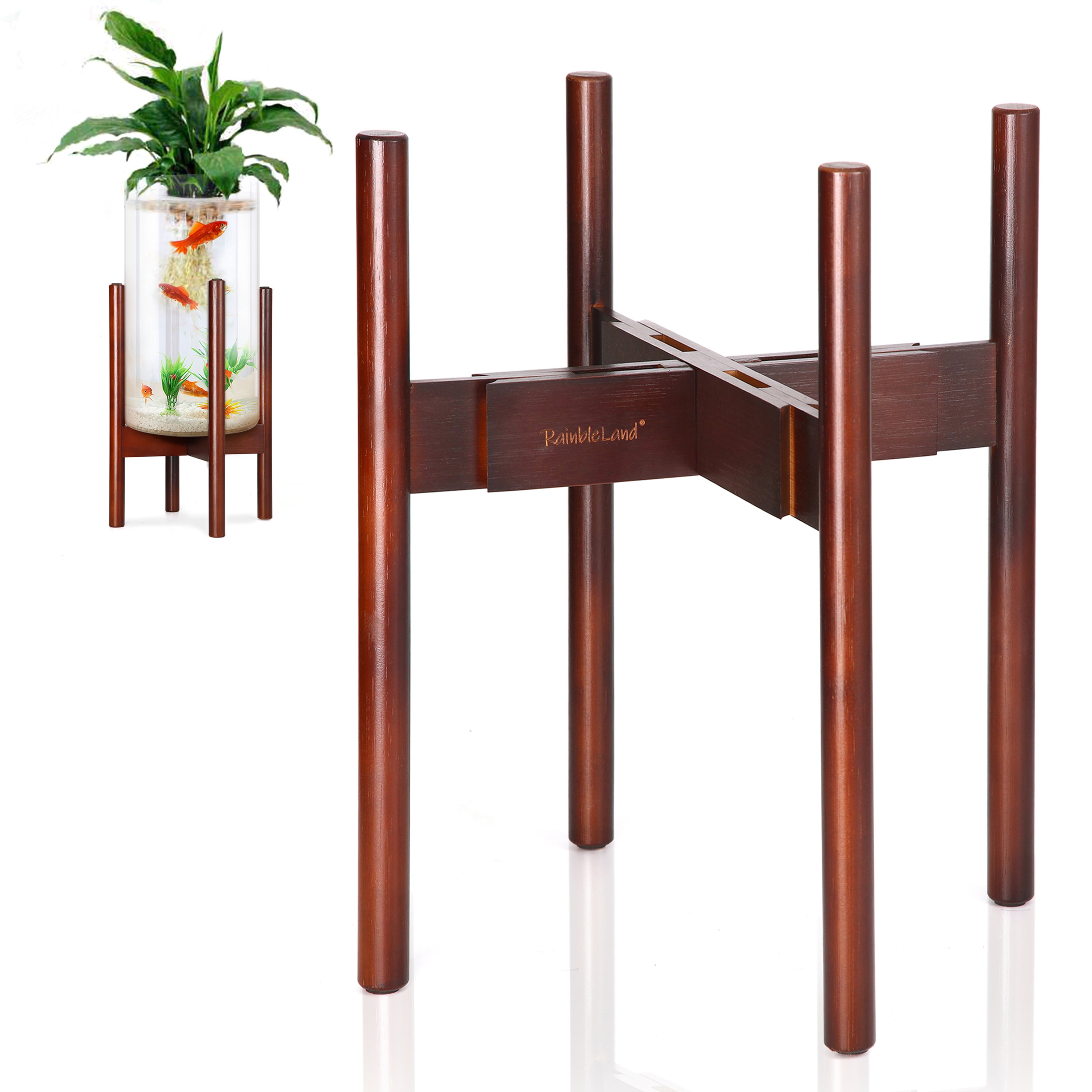 RainbleLand Indoor Plant Stand Adjustable Planter Stand