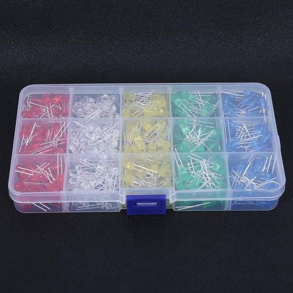 Ensemble de Diodes Lumineuses LED, 500 Pcs Diodes Lumineuses LED Durabilité Éprouvée