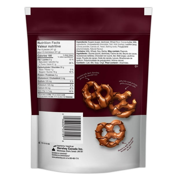 Chocolaterie Abtey - Sachet de Bretzels au chocolat au lait pour