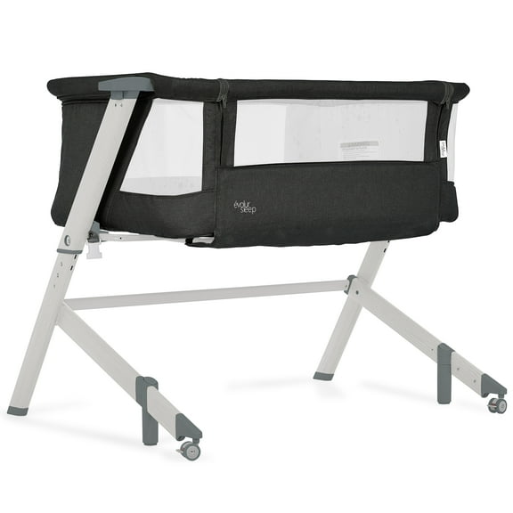 Evolur Stellar Bassinet and Bedside Sleeper in Black