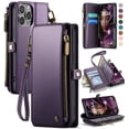 thumbnail image 1 of Funda Wallet Defcase compatible con iPhone 14 Pro, color morado, 1 of 9