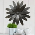 Stratton Home Decor Modern Farmhouse 18 Black Flower Wall Decor