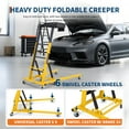 thumbnail image 3 of EDTara Heavy Duty Topside Creeper, Collapsible 400 Lbs Engine Creeper With 6 Swivel Casters, Adjustable Height and Tool Storage, 3 of 6