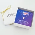 thumbnail image 3 of Anavia Happy 18th Birthday Gifts Stainless Steel Fashion Necklace Birthday Card Jewelry Gift for Girl, Birthday Gift for Daughter-[Rose Gold Cube, Blue-Purple Gift Card], 3 of 3
