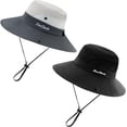 thumbnail image 1 of czcpp-Women Sun Hat UV Protection Bucket Wide Brim Summer Beach Boonie Hat Quick Dry Outdoor Fishing Cap, 1 of 4