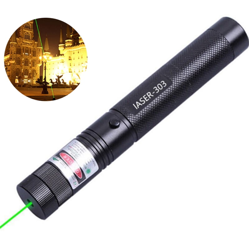 Visible Beam Green Laser Pointer Pen 500Miles 532nm 301 Lazer+Battery+Charger 