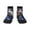 2 Black-1, variant on Colorful Haired White Horse Pattern Quarter Crew Socks,Toe Seamed Ankle Socks,Cotton Cushioned Breathable Athletic Crew Sports Socks