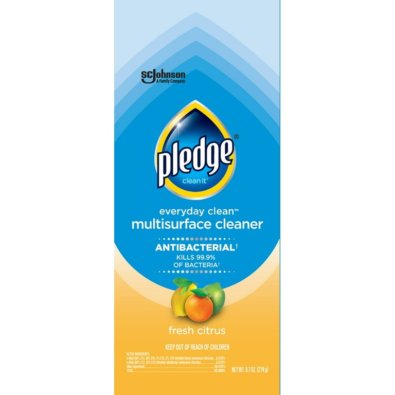 直営店に限定 Pledge Antibacterial Multi-Surface Cleaner Spray, Fresh 洗浄・クリーナー剤