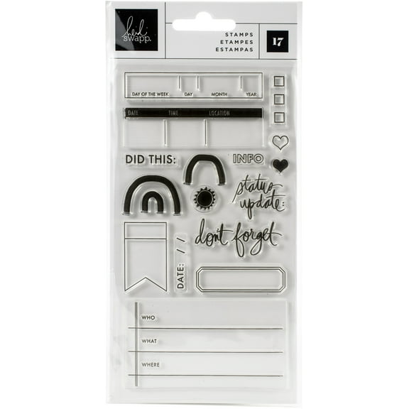 Heidi Swapp Storyline Chapters Clear Stamps 17/Pkg