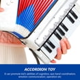 thumbnail image 2 of WHAMVOX White Beginner Accordion Instrument for Playing Promoting Musical Talent Development, 2 of 7
