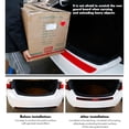 thumbnail image 4 of Yeacher 90CM Universal Car Trunk Door Sill Protector Rubber Strip Sticker Auto Rear Guard Scratch Protection Bar, 4 of 8