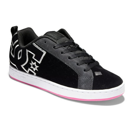 

DC Women s Court Graffik Shoes - White/Black/Pink - 6