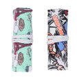 thumbnail image 4 of Envoltura De Rollo De Lápiz, 36 Ranuras Ranuras Elásticas Envoltura De Rollo De Lápiz De Color 2 Piezas Para Estudiantes Para La Oficina Cergrey Comics Pencil Roll Wrap, 4 of 8