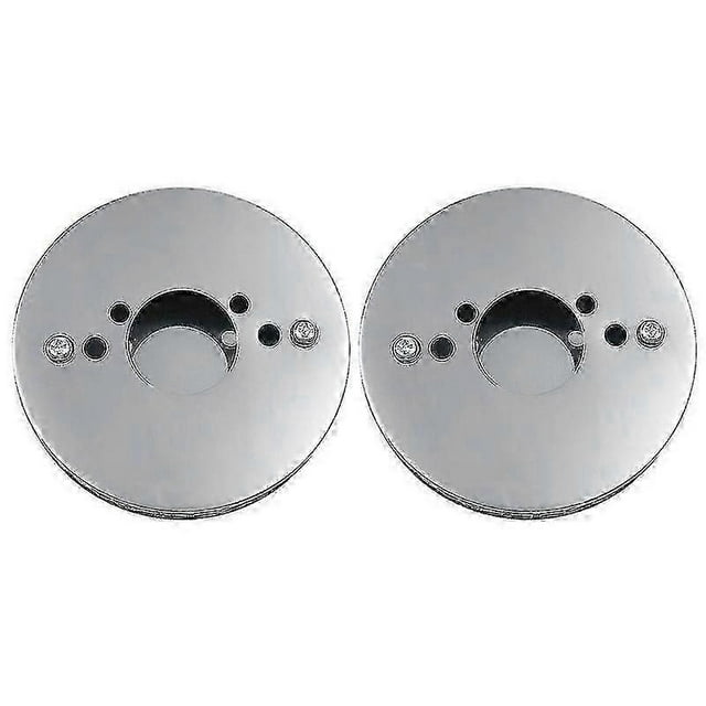 2pcs Car Chrome Pancake High Air Flow Air Filter For All 1 Inch Su Hs4 Carburettors 14x3cm--