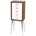 thumbnail image 1 of ACME Armoire à Bijoux Gannon en Acajou Blanc et Noir, 1 of 2