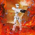 thumbnail image 3 of Ganfancp Figura de Acción Figura de Acción Impreso Robot Articulado Móvil Muñeco Figuras de Acción Ofertas Del Día 1 Juego de Figuras, 1 Juego de Accesorios, 1 Libro de Instrucciones, 3 of 6