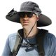 thumbnail image 1 of Solar Fan Hat Wide Brim for Outdoor Fishing,Sun Hat for Men with 2 Solar Fans,Fishing Hats,Sunscreen Sun Hat with Fan, 1 of 5
