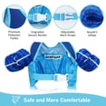 thumbnail image 7 of OldPAPA Kids Swim Vest,Toddler Flotation Life Jacket with Arm Wings Trainer Vests Swimming Aid Jacket with Straps and Buckles for Boys/Girls,22-60lbs / 2-9 Years,Shark, 7 of 7