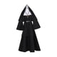 thumbnail image 4 of Disfraz de monja, vestido de cosplay para madre, accesorios negros, decoración, suministros para fiestas L, 4 of 9