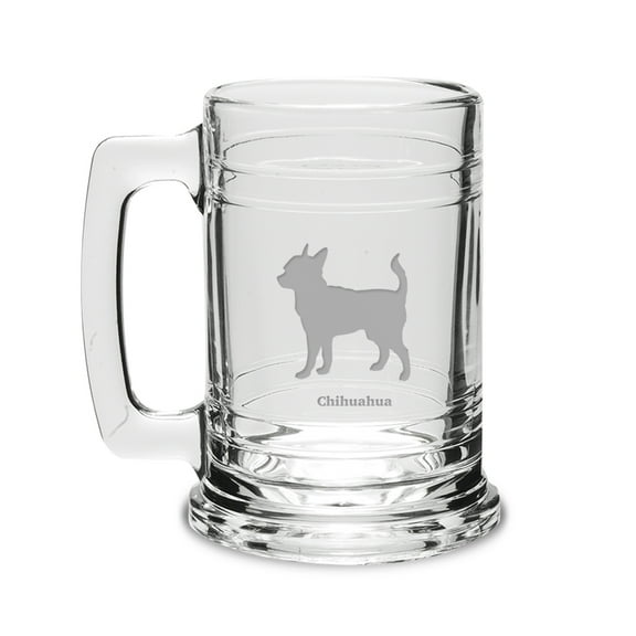 Chihuahua Deep Etched 15 oz Colonial Tankard