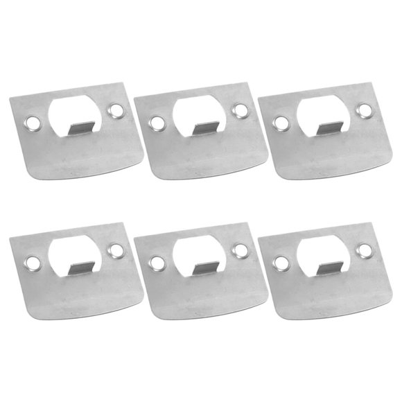 CIMAXIC 6Ud De Para Inoxidable Color Plateado Para Puertas Ajustable Y Duradera