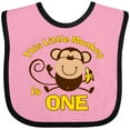 thumbnail image 3 of Inktastic Little Monkey 1st Birthday Boy Boys or Girls Baby Bib, 3 of 4