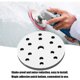 thumbnail image 2 of Pack of 10 Soft Sanding Pads, 150mm Sanding Interface Pads Soft Sponge Diameter 150mm (15 holes).., 2 of 5