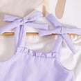 thumbnail image 6 of CAUYDY Kid Girl Summer Clothes Baby Girls Flower Print Tank Tops Shorts Outfit 12 18 24 Months Toddler Girl Clothes 2T 3T 4T 5T 6T Kids Pjs Set (Sizes 2-3 Years,D01-Purple), 6 of 9