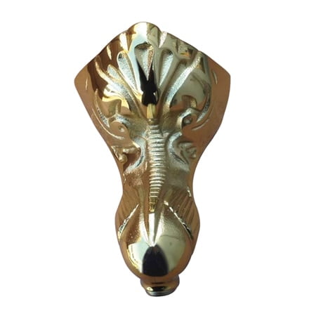 Polished Brass Lions Feet - Kingston Brass NHVCTZT2 Aqua Eden 4 Piece (set) Tudor Copper Feet in Polished Brass