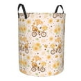 thumbnail image 2 of Daiia Cute Bee Gnome1 Round Laundry Basket with Handles Thickened Waterproof Circular hamper,Dirty Clothes Storage Basket for Bedroom,Bathroom,College Dorm-Medium, 2 of 8