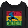 thumbnail image 3 of Marvel Black Panther - King Of Wakanda - Women's French Terry Pullover Sweatshirt, 3 of 5