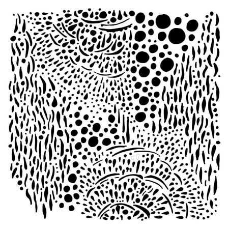 UPC: 0842254024957 | The Crafter s Workshop Stencil  6  x 6   Sea Bubbles