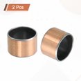 thumbnail image 3 of Uxcell 2 Pcs Sleeve Bearing 1" Bore x 1-1/8" OD x 3/4" Length Plain Bearings Wrapped Oilless Bushings Self-Lubricating Bushings for Sliding Parts of Machinery, 3 of 6