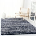 thumbnail image 3 of SAFAVIEH Hudson Shag Jaden Striped Area Rug, Navy/Ivory, 8' x 10', 3 of 8