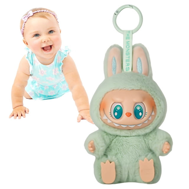 Muñeca Con Cara Vinilo The Monsters Labubu Serie Fiesta Sentada Regalo para Novia
