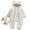 C-7070White, variant on TEDOYE Toddler Baby Girls Boys Winter Thick Warm Hooded Coats Jacket Jumpsuit Snowsuit Playsuit Romper Snow Wear Breathable Wear, 12-18 Months