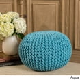 thumbnail image 3 of Christopher Knight Home Moro Cotton-knit Fabric Ottoman Pouf by, 3 of 5