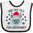 thumbnail image 3 of Inktastic Are You Yeti for Christmas with Yeti and Snowflakes Adult Boys or Girls Baby Bib, 3 of 4