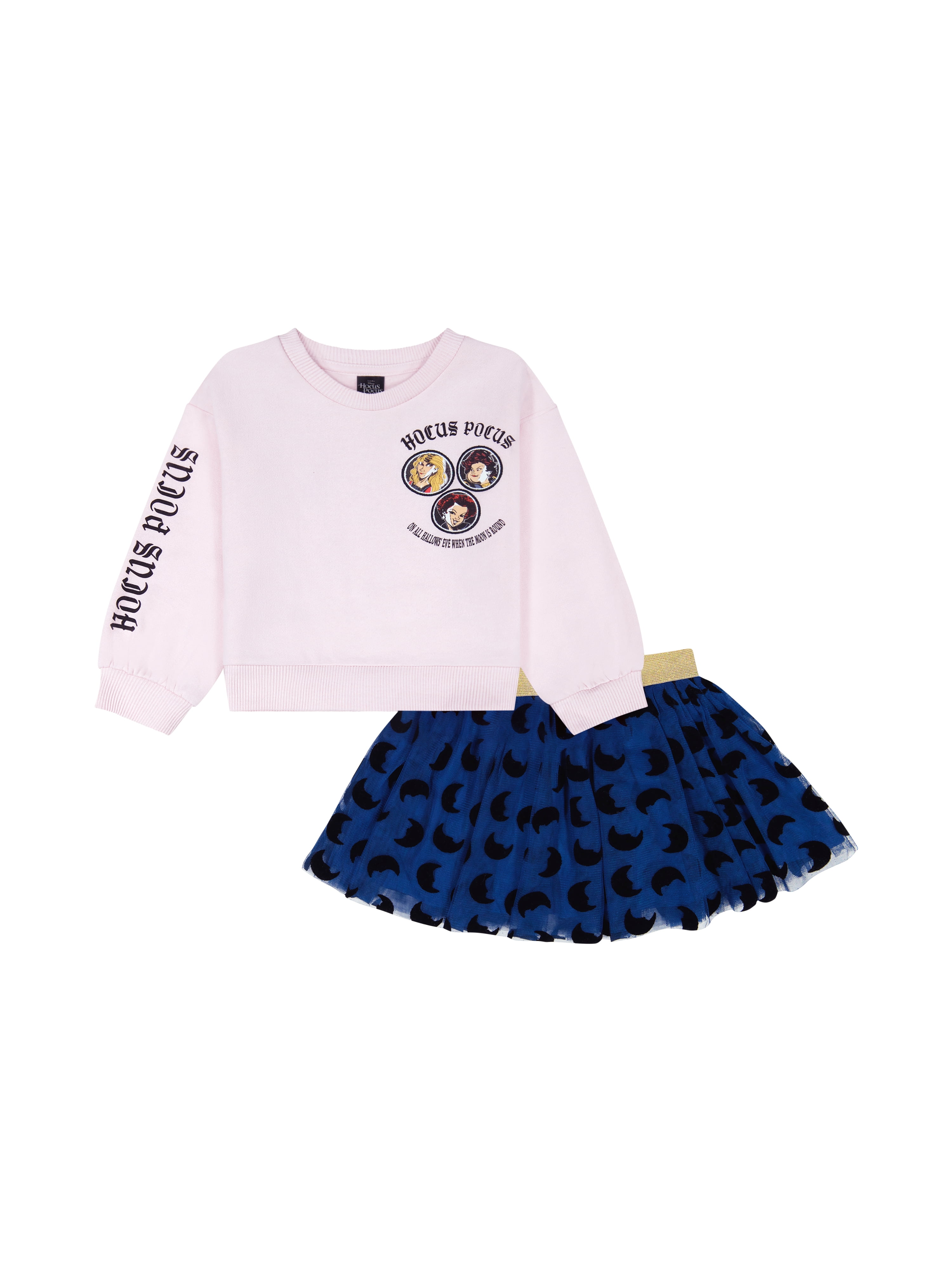 Hocus Pocus Toddler Girls 3 Piece Tutu Skirt Set, Sizes 12M-5T