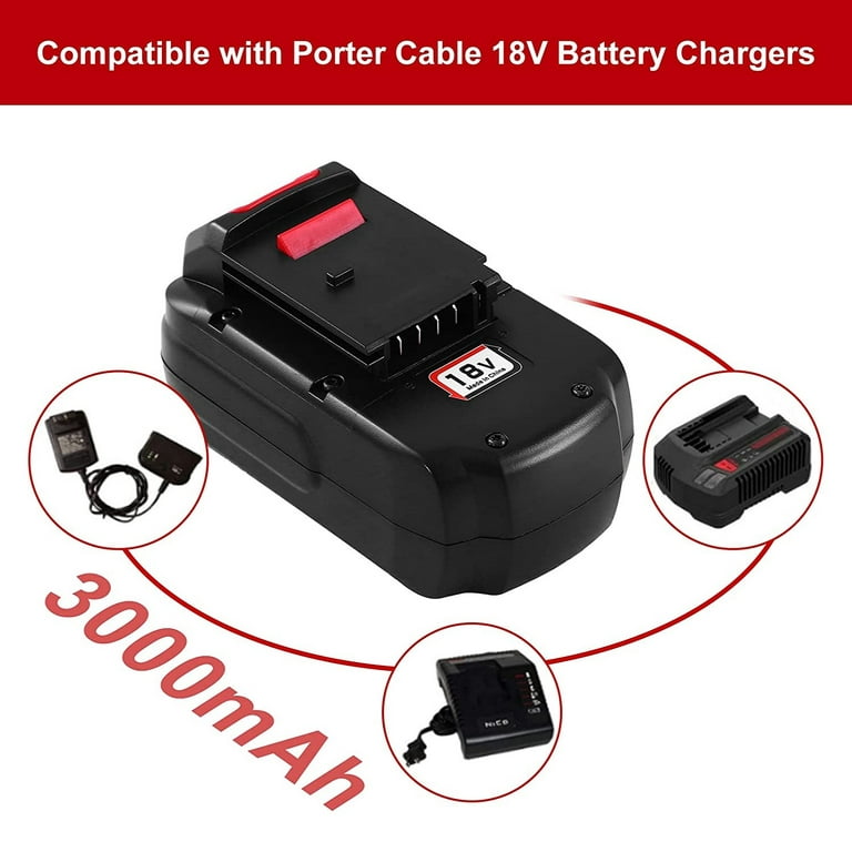 Porter-Cable PC18BLX 18-Volt Lithium-Ion Cordless LX Replacement Battery  Pack by Chrome Battery – chromebattery