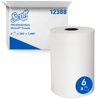 Scott Professional Slimroll Hard Roll Paper Towels - Absorbency Pockets - 6 Rolls, White
