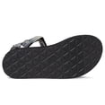 thumbnail image 3 of Teva Women's Flatform Universal Sunscape Sandal, Waterles Black/Cream, 6, 3 of 7